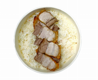 Steamed Rice & Roast Pork (LG)